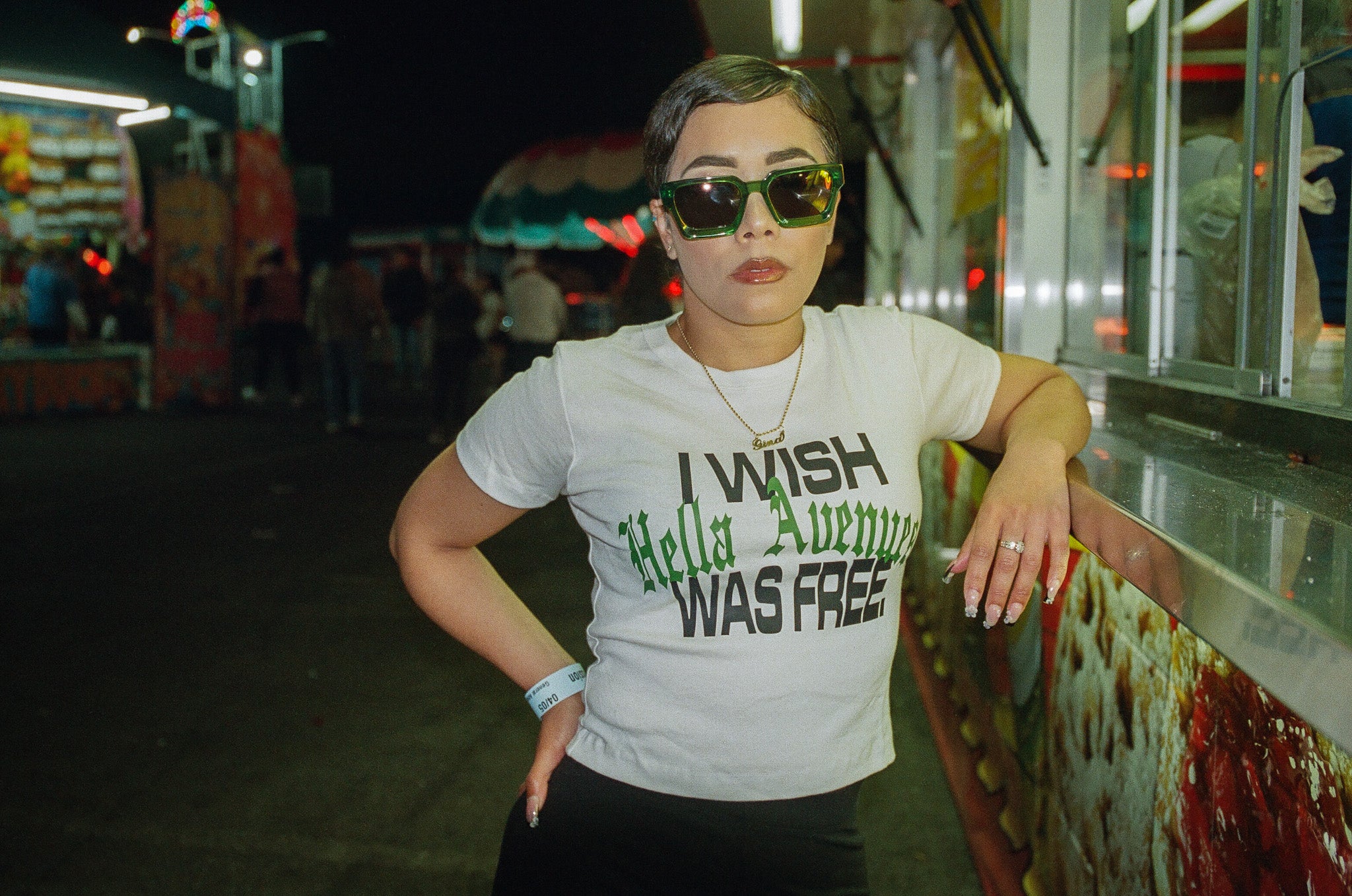 Hella Avenues women's IWHAWF white shirt