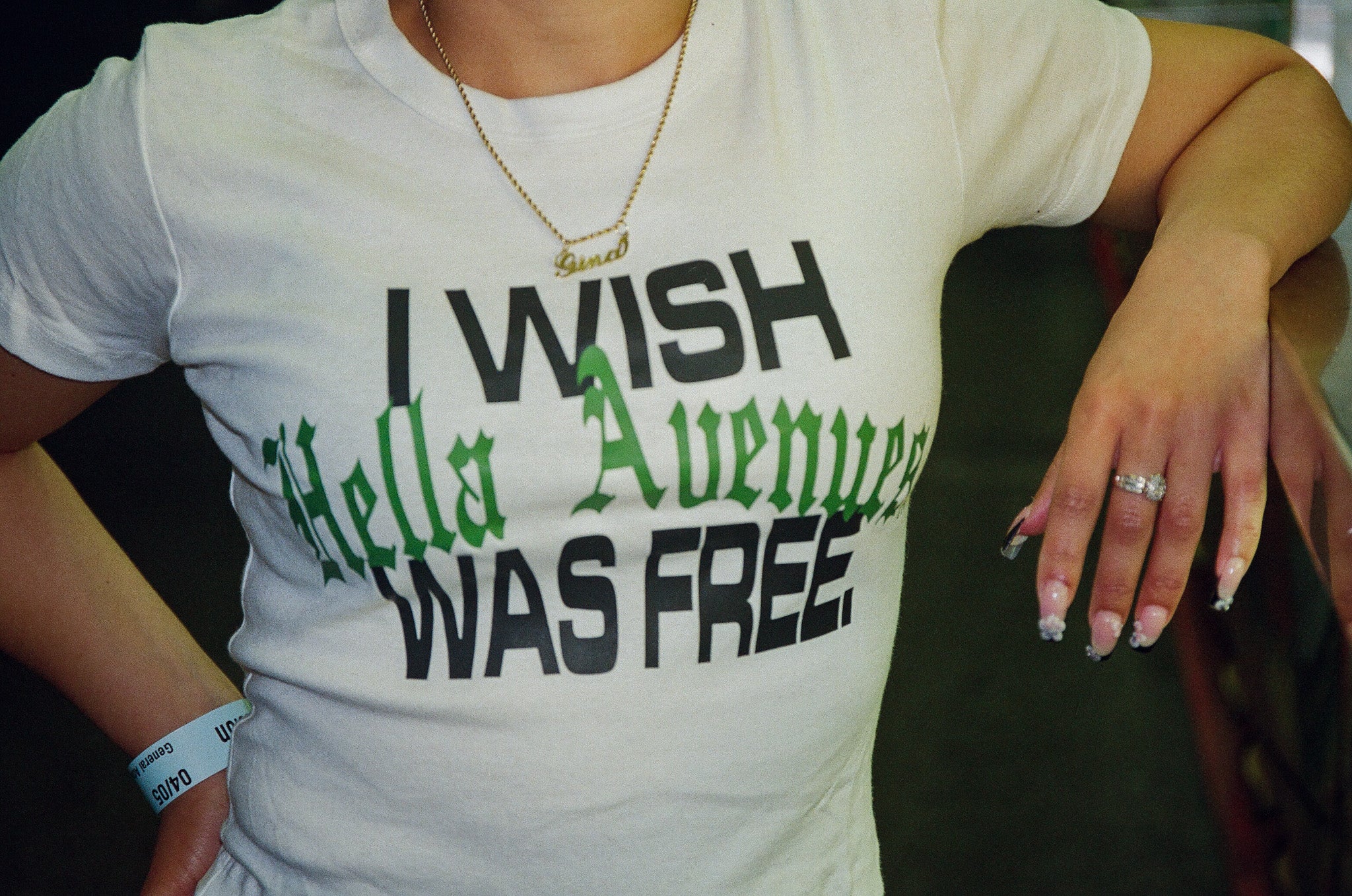 Hella Avenues women's IWHAWF white shirt