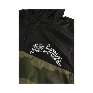 Hella Avenues half Camo windbreaker