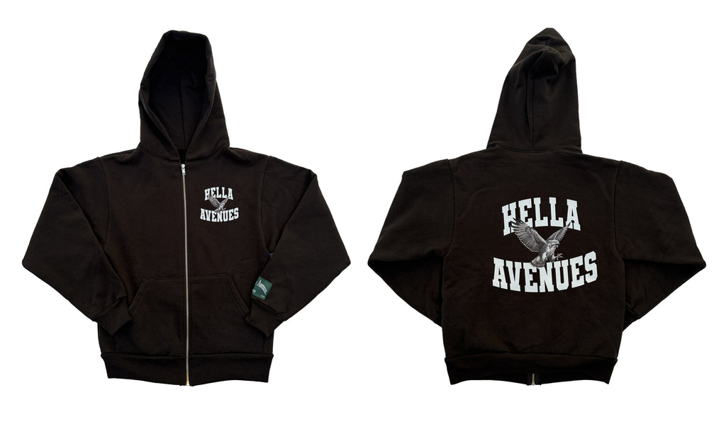 Hella Avenues varsity zip-up