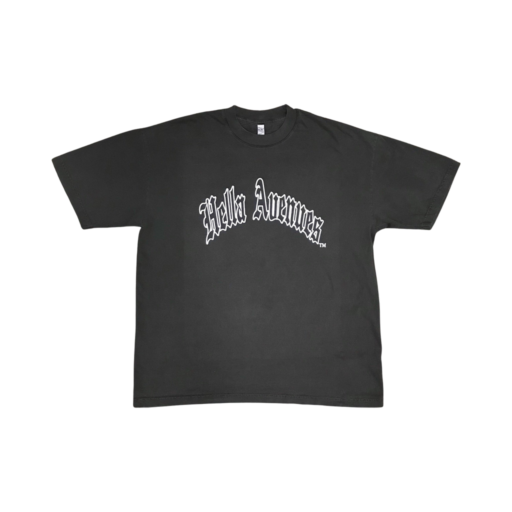 Hella Avenues vintage black hollow logo